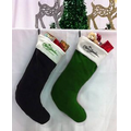 Holiday Stocking, 20" Long, 19 Colors